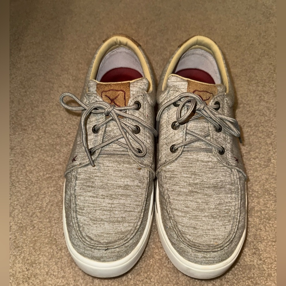 Men's twisted x Casual Lace-Up Shoes in Heather Gray